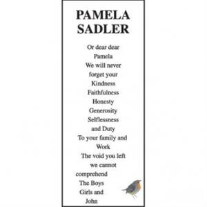 Pamela Sadler