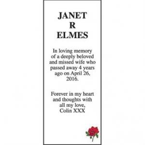 JANET R ELMES