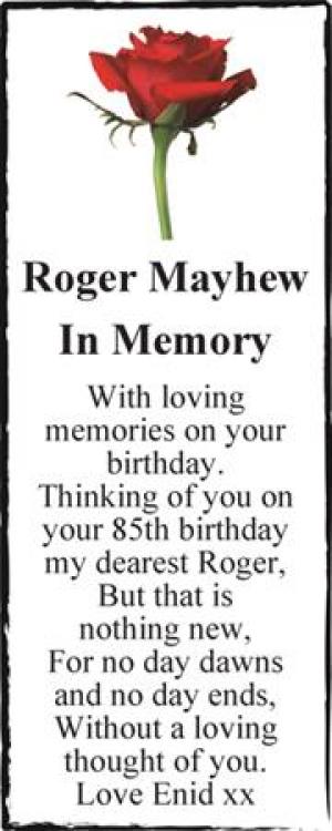 Roger Mayhew