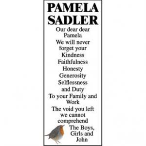 PAMELA SADLER