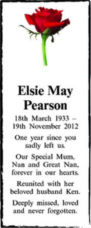 Elsie May Pearson