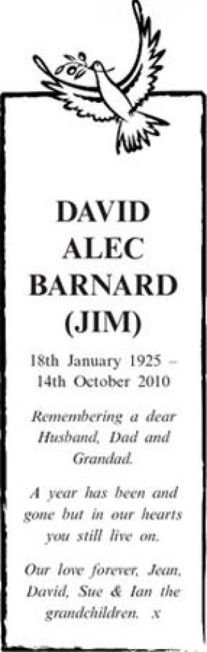 DAVID ALEC BARNARD (JIM)