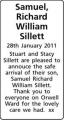 Samuel, Richard William Sillett